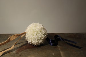 White Hydrangea Ball Wedding Rental